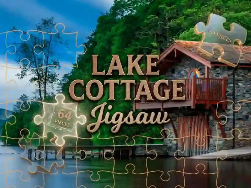 Trò chơi Lake Cottage Jigsaw trực tuyến