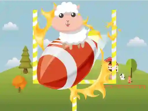 Trò chơi Animals Rugby Flick trực tuyến