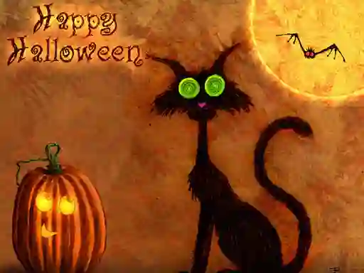 Trò chơi Happy Halloween 2020 Puzzle trực tuyến