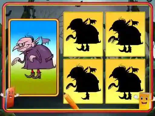 Trò chơi Shadow Match Halloween trực tuyến