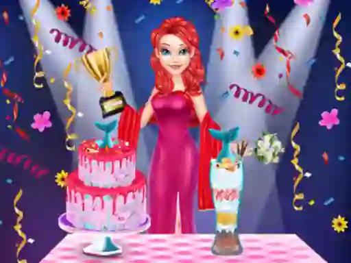 Trò chơi Mermaid Cake Cooking Design trực tuyến