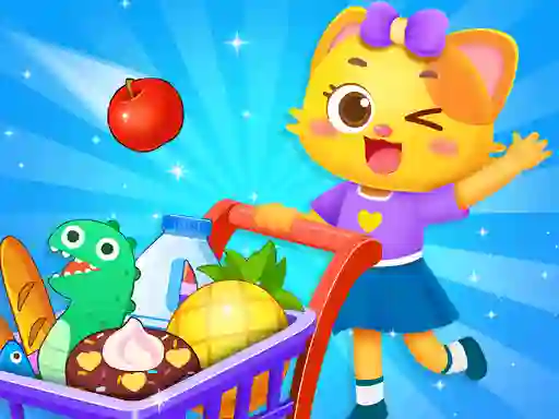 Trò chơi Supermarket Shopping For Kids trực tuyến