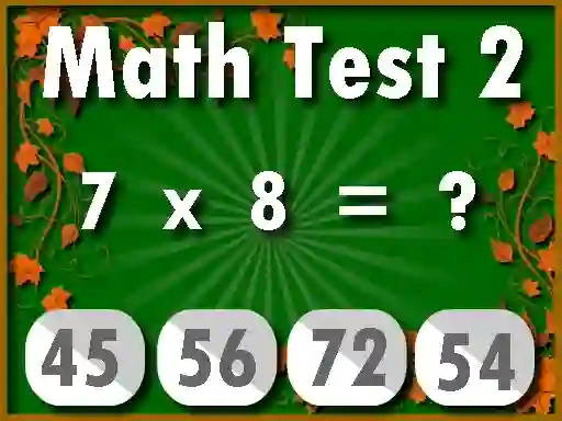 Trò chơi Math Test 2 trực tuyến