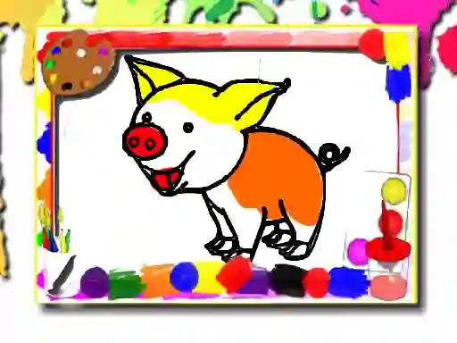 Trò chơi Pigs Coloring Book trực tuyến
