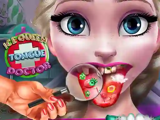 Trò chơi Ice Queen Tongue Doctor trực tuyến