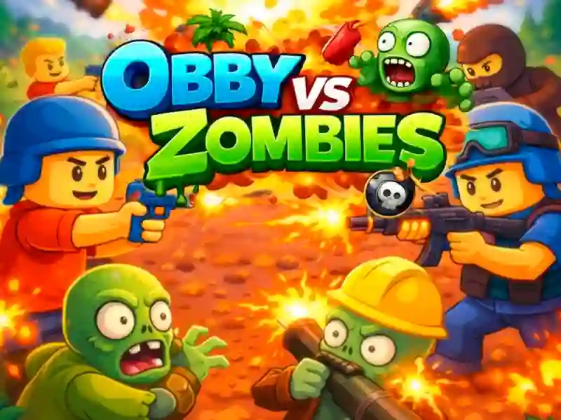 Trò chơi Obby vs Zombies trực tuyến