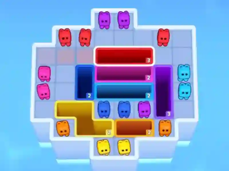 Trò chơi Cube Drop Puzzle trực tuyến