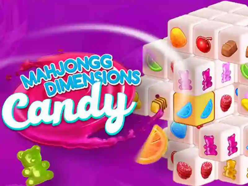 Trò chơi Candy 3D Mahjong trực tuyến