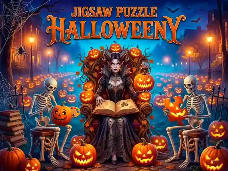 Trò chơi Jigsaw Puzzle Halloweeny trực tuyến