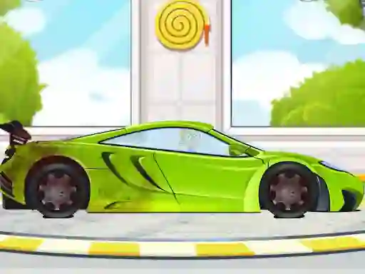 Trò chơi Sports Car Wash 2D trực tuyến