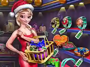 Trò chơi Ice Queen Shopping Xmas Gift trực tuyến