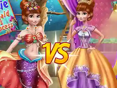 Trò chơi Anna mermaid vs princess trực tuyến