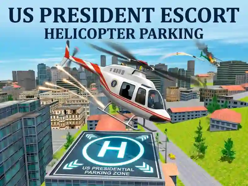Trò chơi US President Escort Helicopter Parking trực tuyến