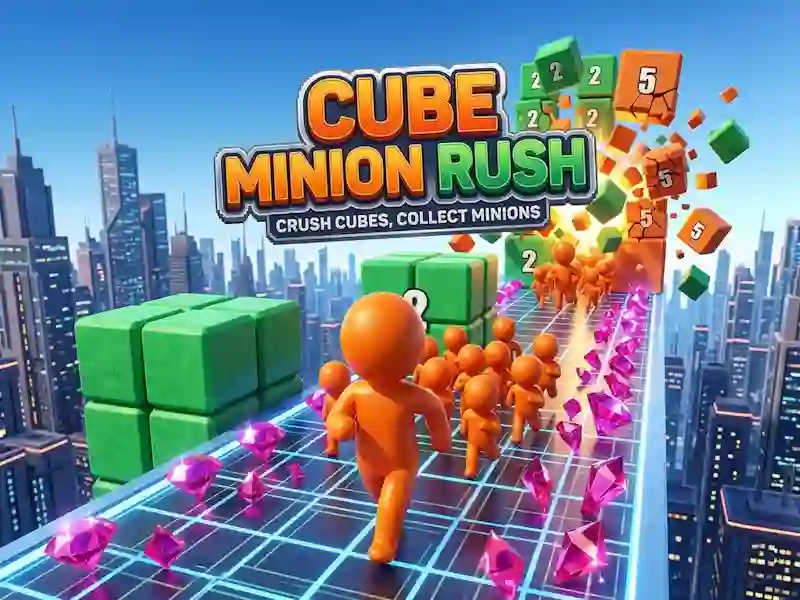 Trò chơi Cube Minion Rush trực tuyến