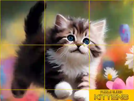 Trò chơi Puzzle Sliding Kittens trực tuyến