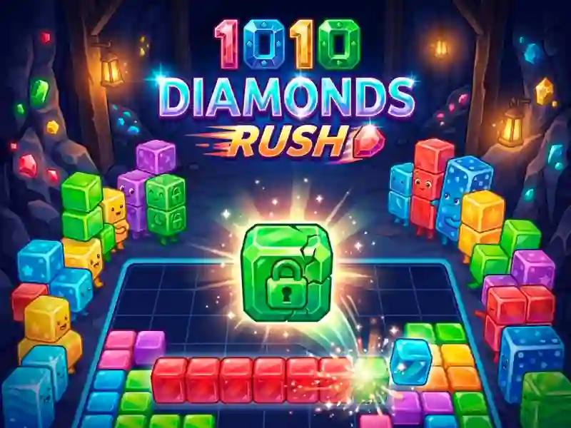 Trò chơi 1010 Diamonds Rush trực tuyến