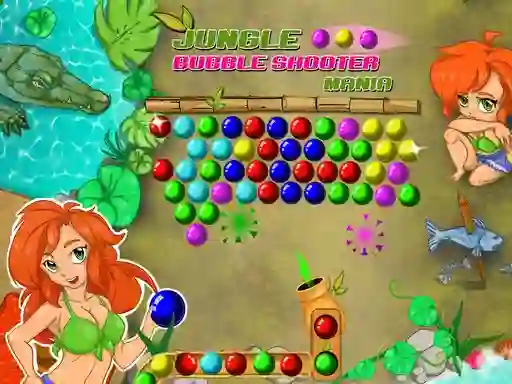 Trò chơi Jungle Bubble Shooter Mania trực tuyến