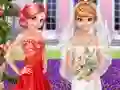 Trò chơi Frozen And Ariel Wedding trực tuyến