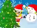 Trò chơi Minions Christmas Snowball Wars trực tuyến