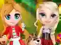 Trò chơi Little Elsa In Red Hood trực tuyến