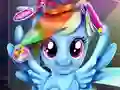 Trò chơi Rainbow pony real haircuts trực tuyến