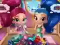 Trò chơi Shimmer And Shine Wardrobe Cleaning trực tuyến