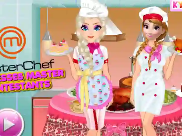 Trò chơi Princesses Masterchef Contestants trực tuyến