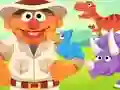 Trò chơi 123 Sesame Street: Ernie's Dinosaur Day Care trực tuyến