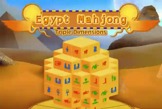 Trò chơi Egypt Mahjong Triple Dimensions trực tuyến