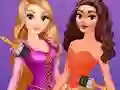 Trò chơi Disney Princesses Rainbow Dresses trực tuyến