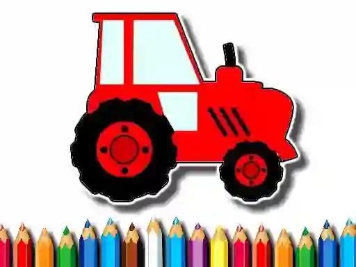 Trò chơi Easy Kids Coloring Tractor trực tuyến