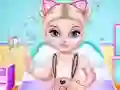 Trò chơi Naughty Baby Elsa's Weekend trực tuyến