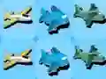 Trò chơi Big Fast Airplanes Match 3 trực tuyến