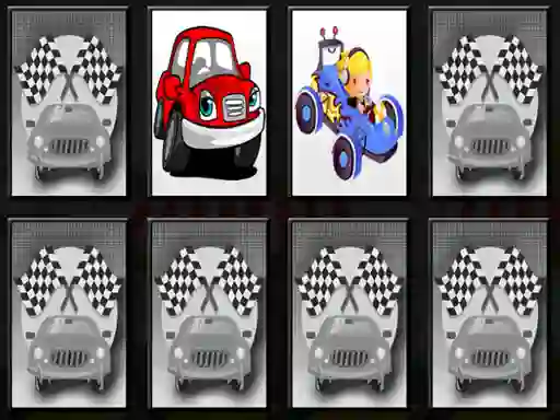 Trò chơi Racing Cars Memory trực tuyến