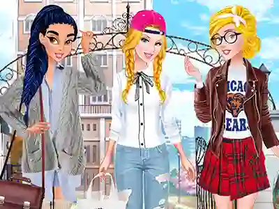 Trò chơi Princesses: Back to School Collection trực tuyến