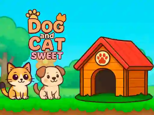 Trò chơi Dog and Cat Sweet trực tuyến