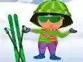 Trò chơi Dora Ski Dress up trực tuyến