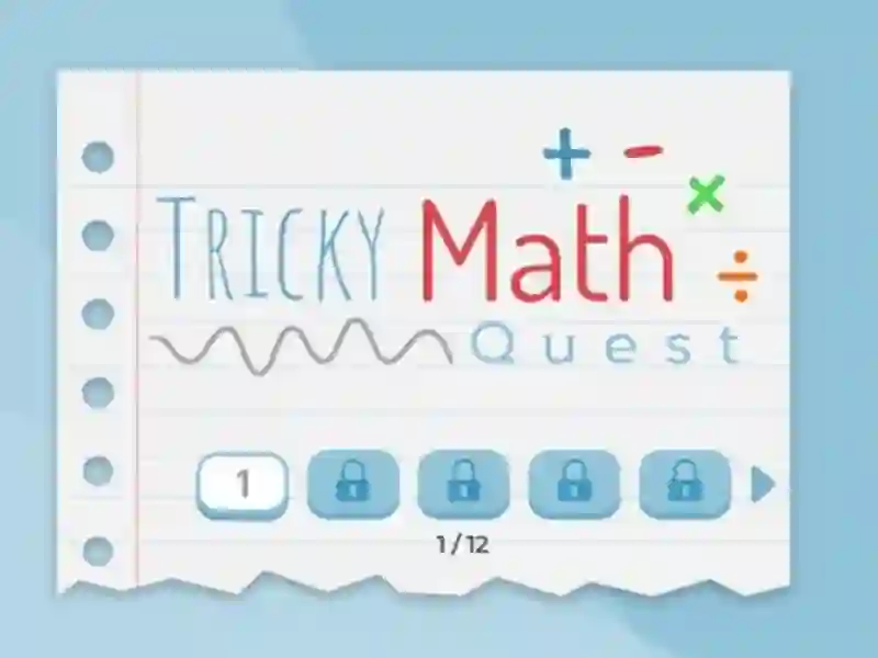 Trò chơi Tricky Math Quest trực tuyến