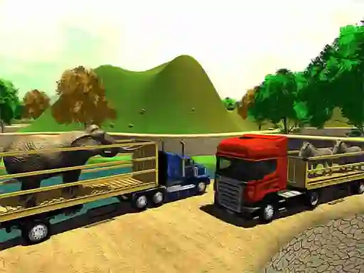 Trò chơi Offroad Animal Truck Transport Simulator 2020 trực tuyến