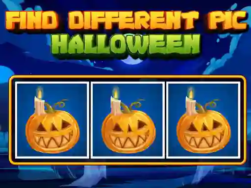 Trò chơi Find Different Pic Halloween trực tuyến