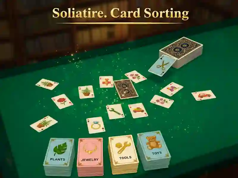 Trò chơi Solitaire. Card Sorting trực tuyến