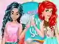 Trò chơi Jasmine and Ariel Wardrobe Swap trực tuyến