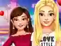 Trò chơi BFFs High School First Date Look trực tuyến