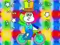 Trò chơi Coloring Book: Monkey Rides Unicycle trực tuyến