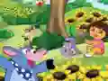 Trò chơi Dora find differences trực tuyến