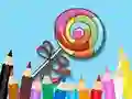 Trò chơi Coloring Book: Lollipop trực tuyến