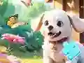 Trò chơi Jigsaw Puzzle: Dog In Garden trực tuyến