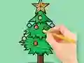 Trò chơi Coloring Book: Christmas Tree trực tuyến