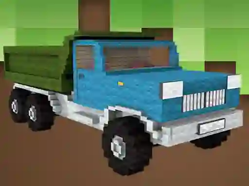 Trò chơi Blockcraft Truck Jigsaw trực tuyến