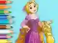 Trò chơi Coloring Book: Princess Rapunzel trực tuyến